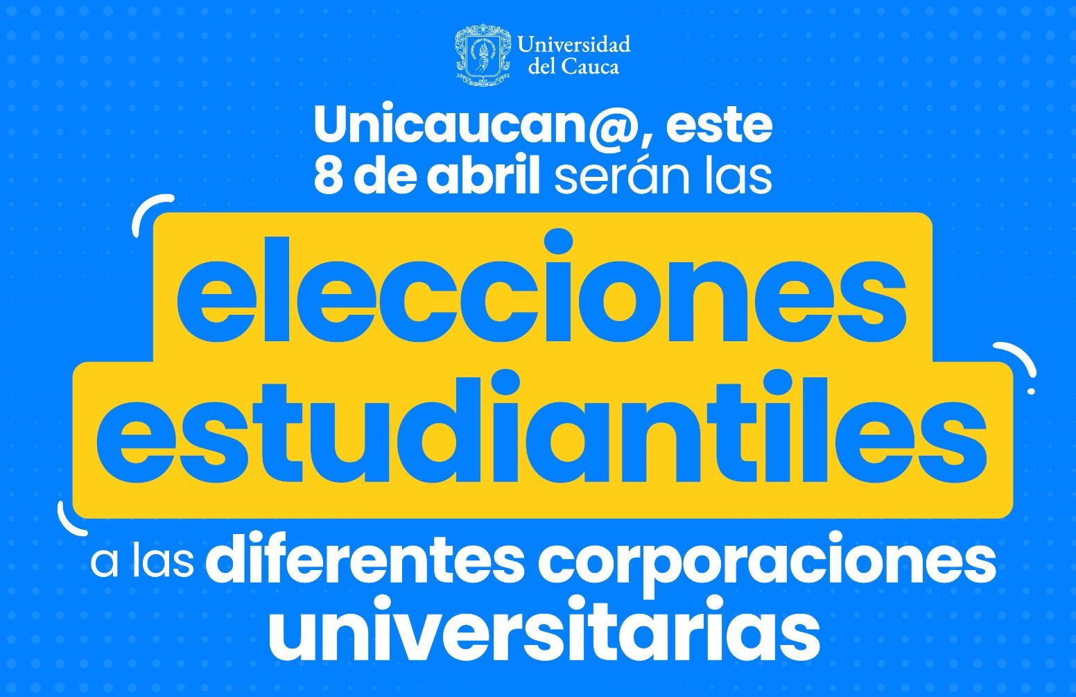 Imagen de elecciones estudiantiles Unicauca