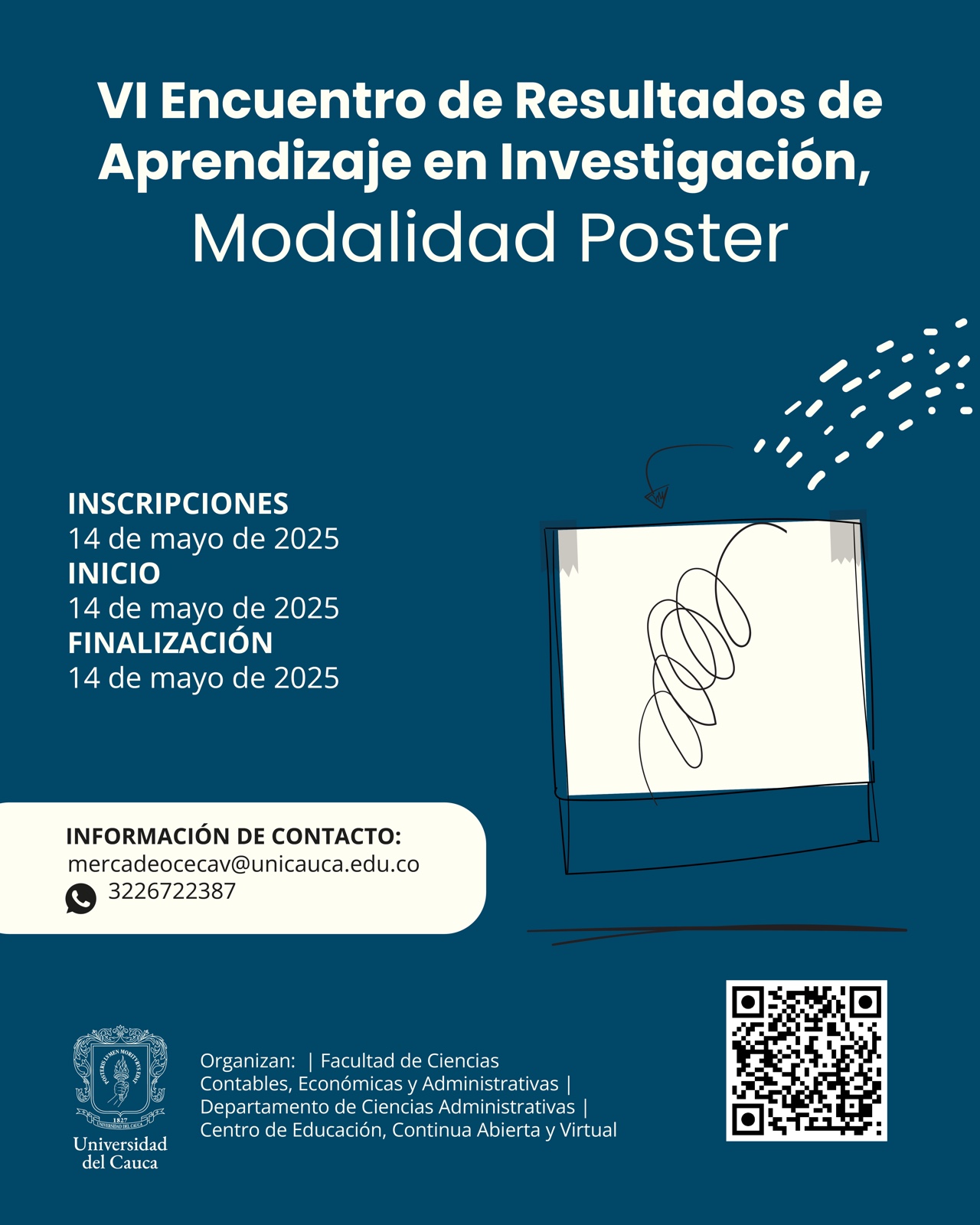 Imagen de VI Encuentro de Resultados de Aprendizaje en Investigación, Modalidad Poster