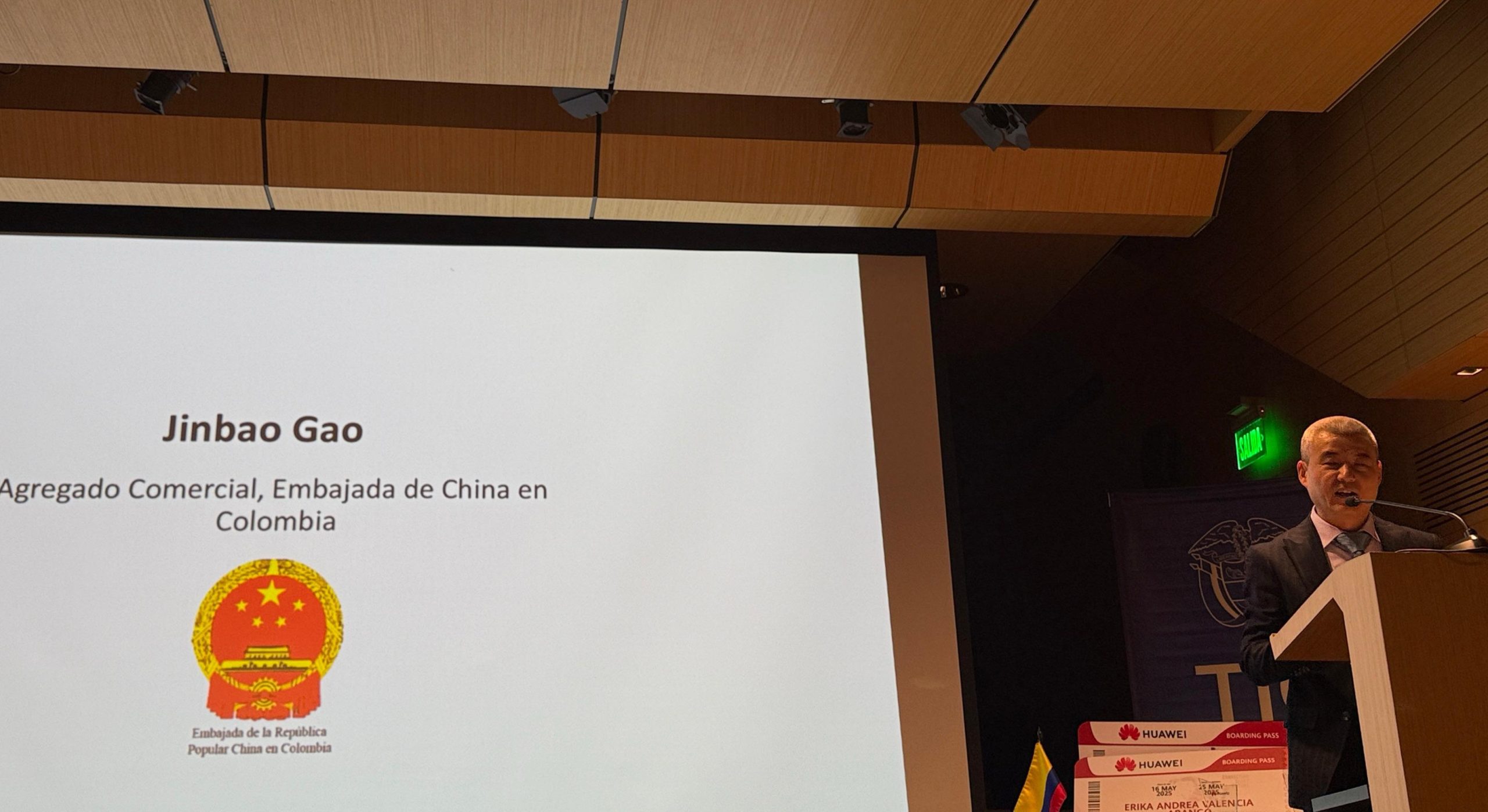 Imagen de Jinbao Gao, Agregado comercial Embajada de China en Coombia