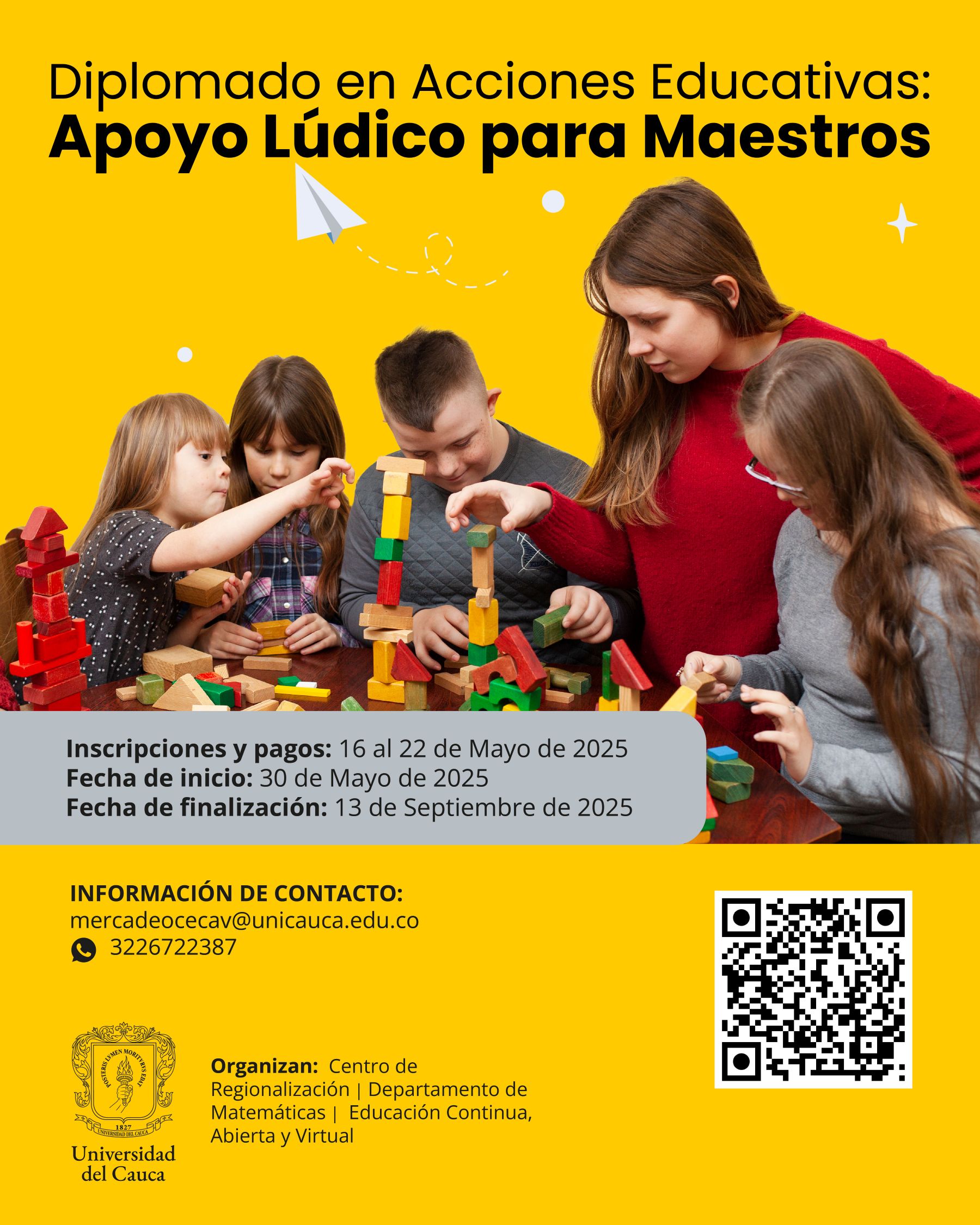 Imagen de Diplomado en Acciones Educativas: Apoyo Lúdico para Maestros