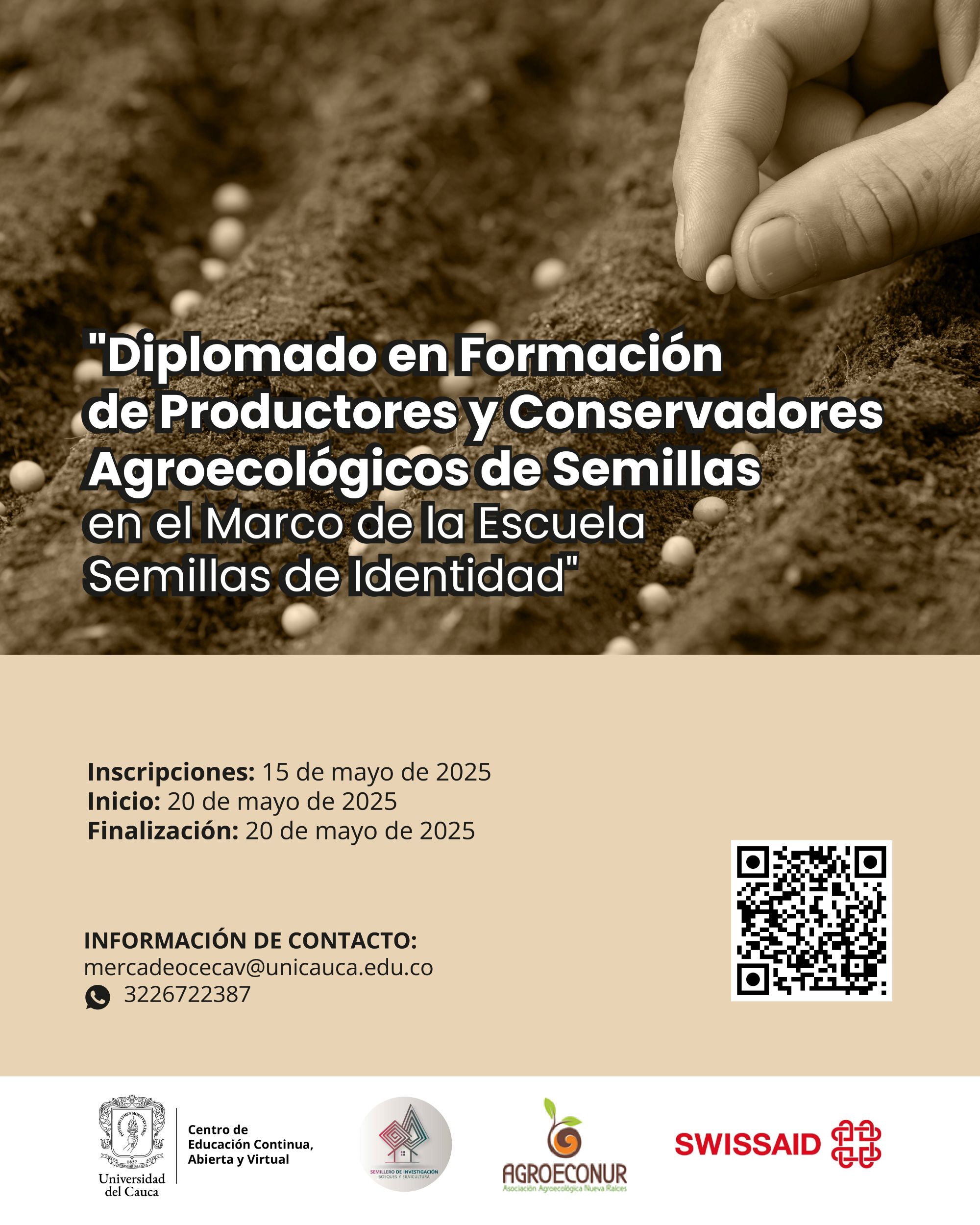Imagen de Diplomado en formación de productores y conservadores agroecológicos de semillas en el marco de la escuela semillas de identidad