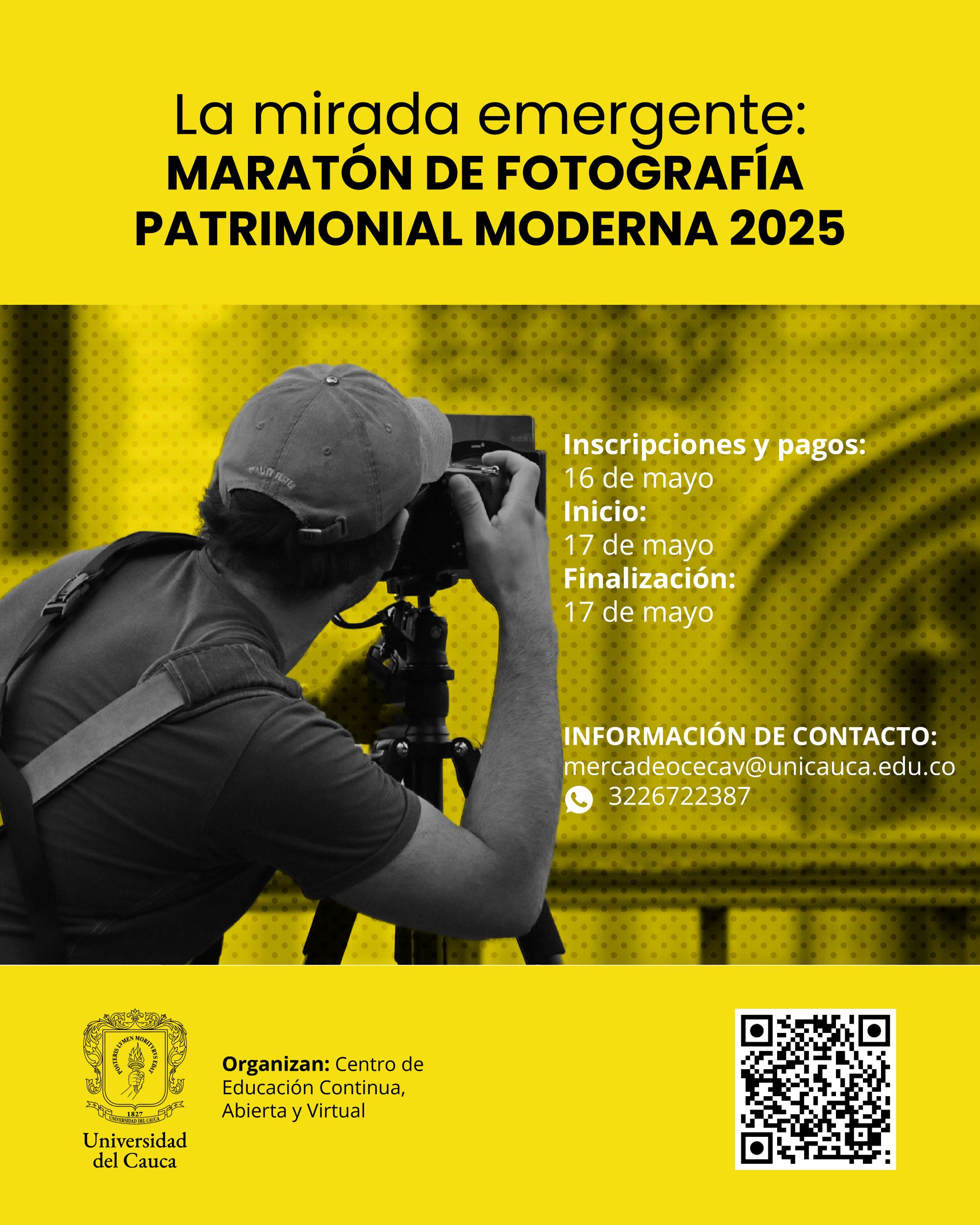 Imagen de La Mirada Emergente: Maratón de Fotografía Patrimonial Moderna 2025