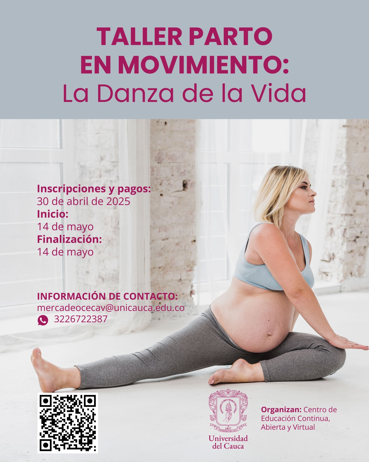 Imagen del Taller Parto en Movimiento: La Danza de la Vida