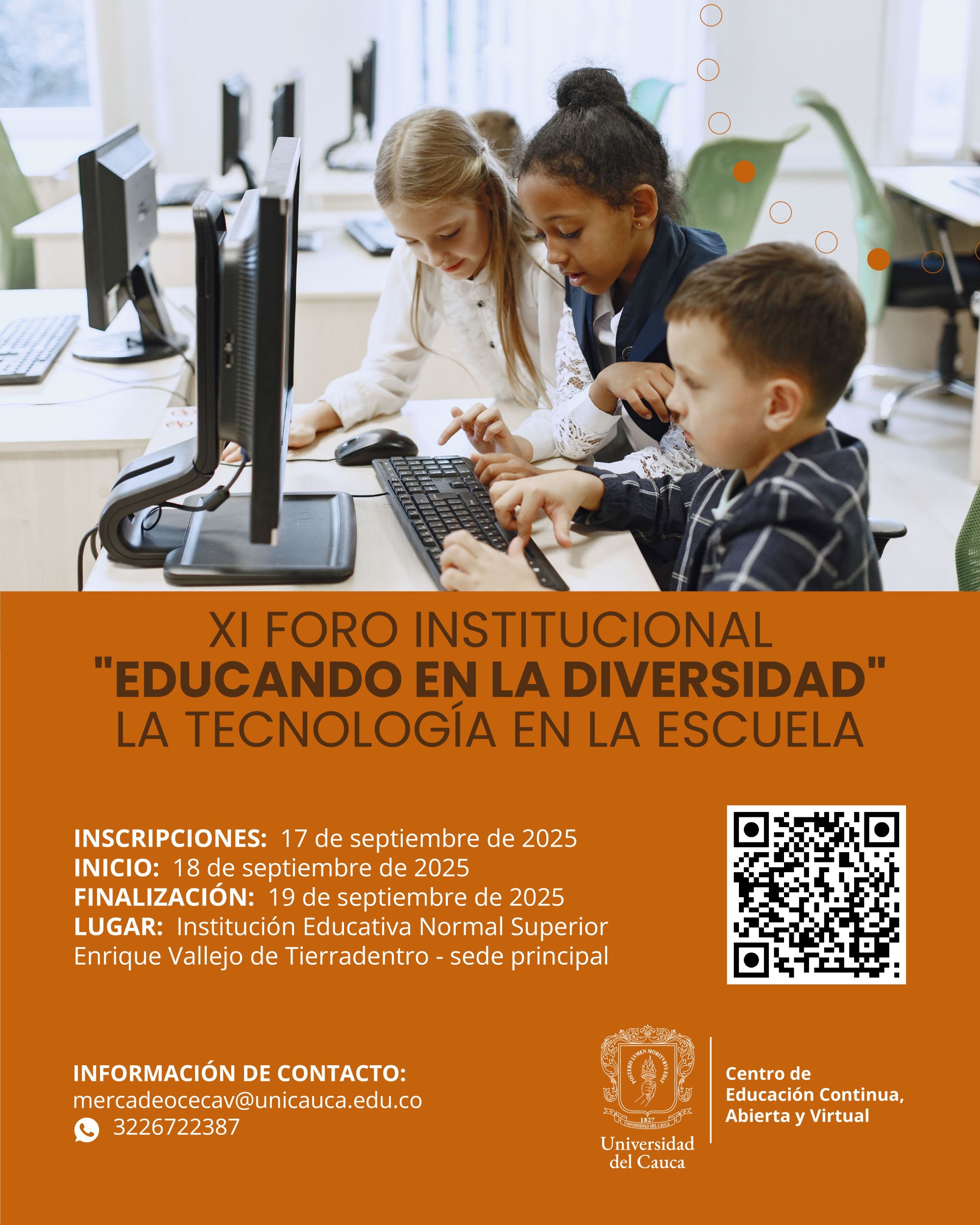 Imagen de XI Foro Institucional Educando en la Diversidad. La Tecnología en la Escuela