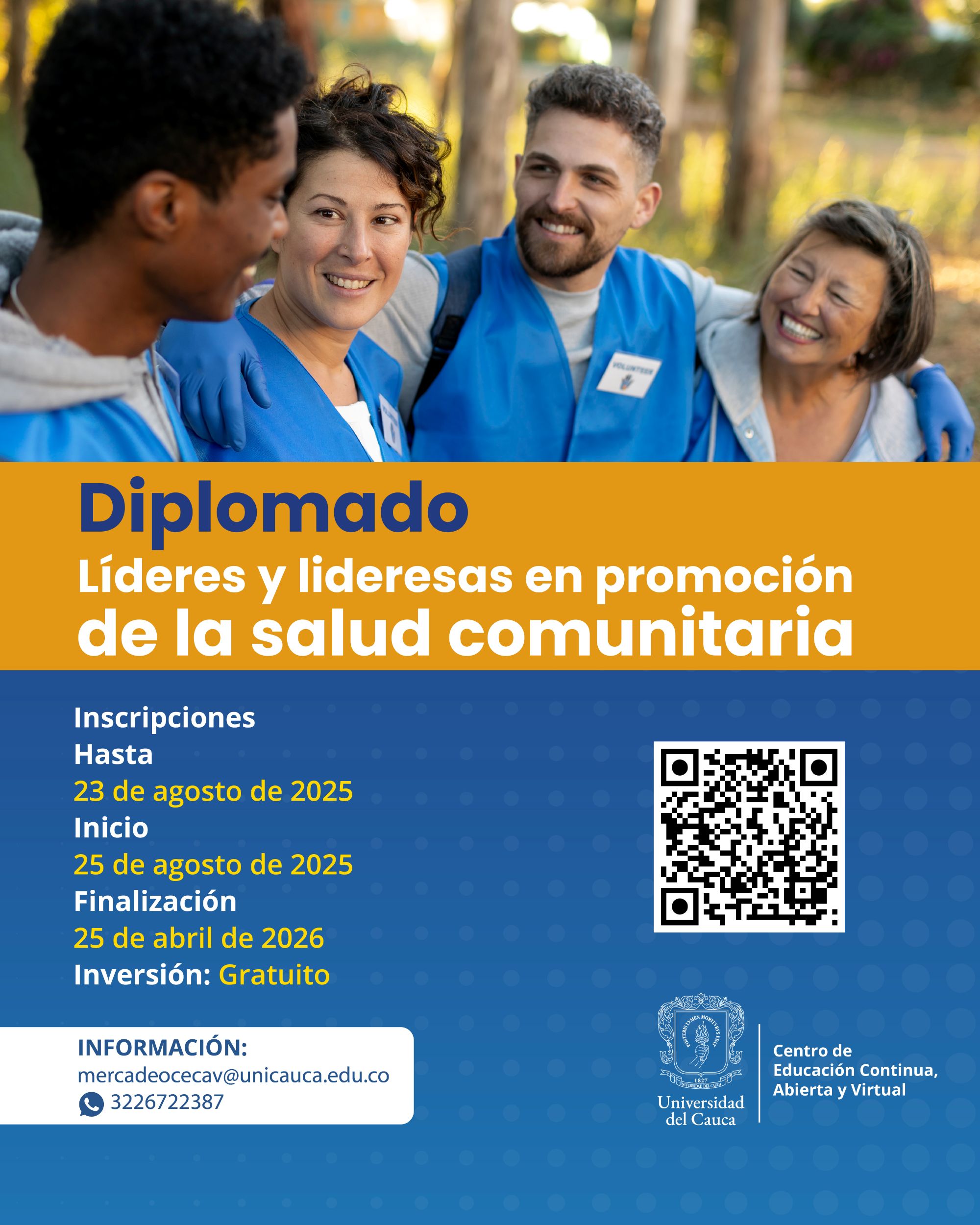 Diplomado de Líderes y Lideresas en Promoción de la Salud Comunitaria