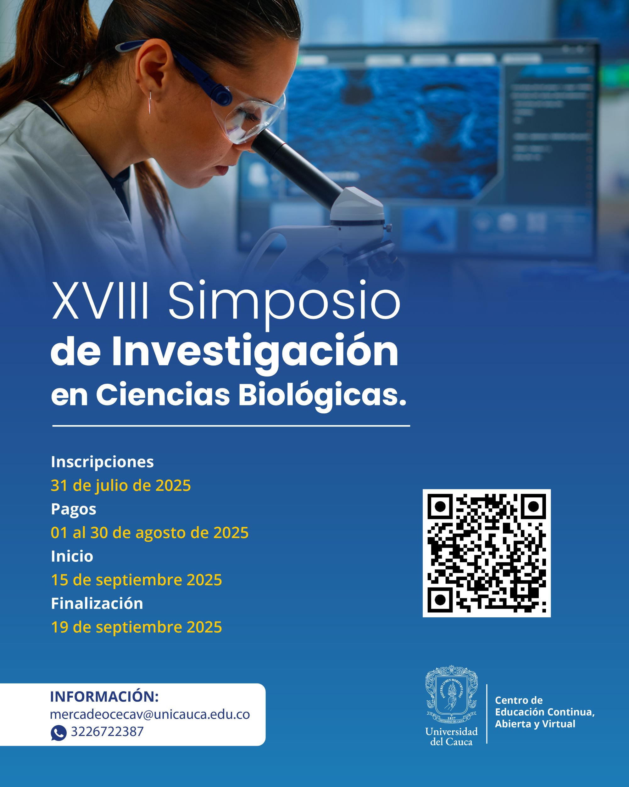 XVIII Simposio de Investigación en Ciencias Biológicas