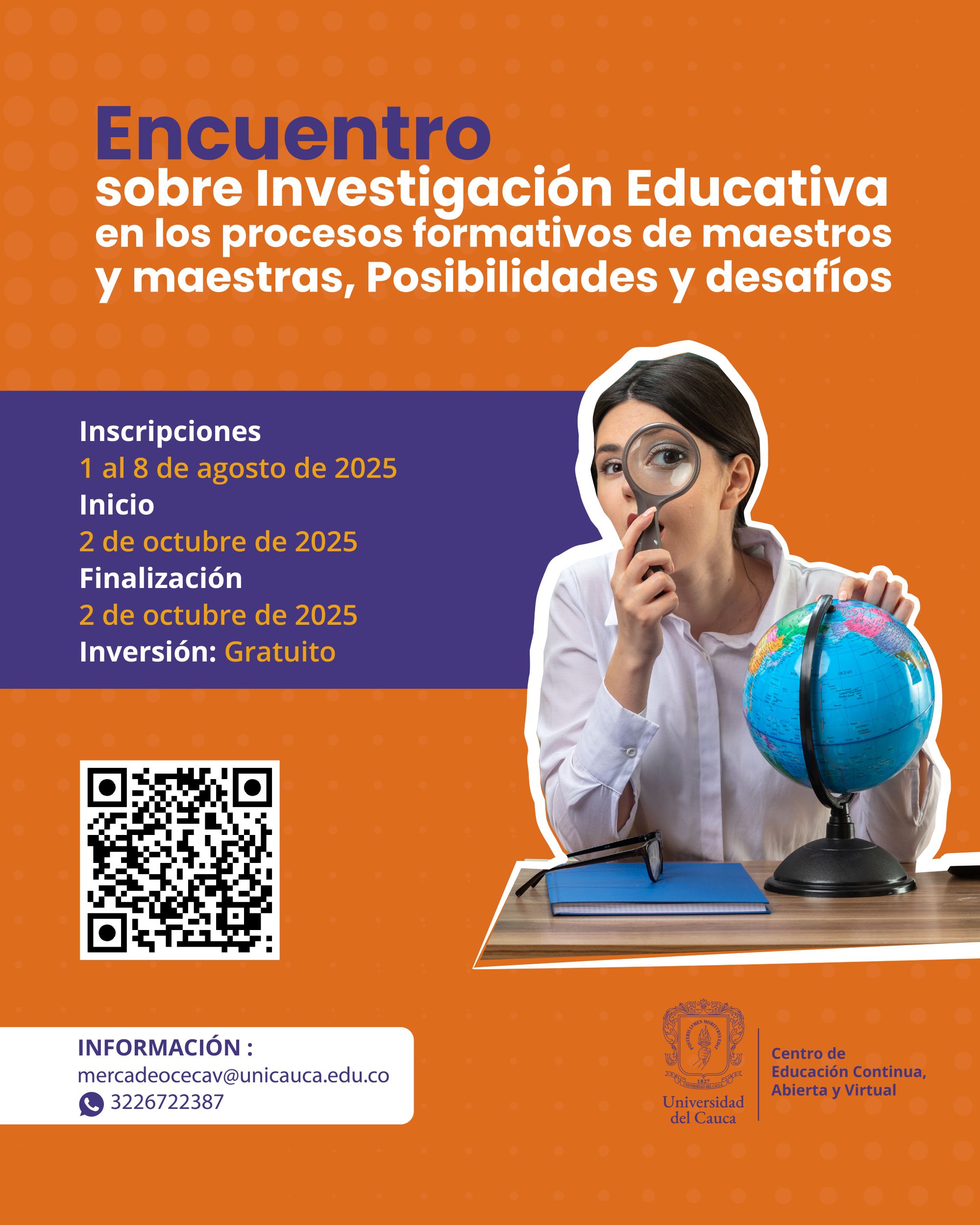 Encuentro sobre Investigación Educativa en los Procesos Formativos de Maestros y Maestras, Posibilidades y Desafíos