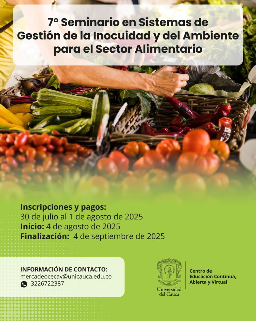 7º Seminario en Sistemas de Gestión de la Inocuidad y del Ambiente para el Sector Alimentario