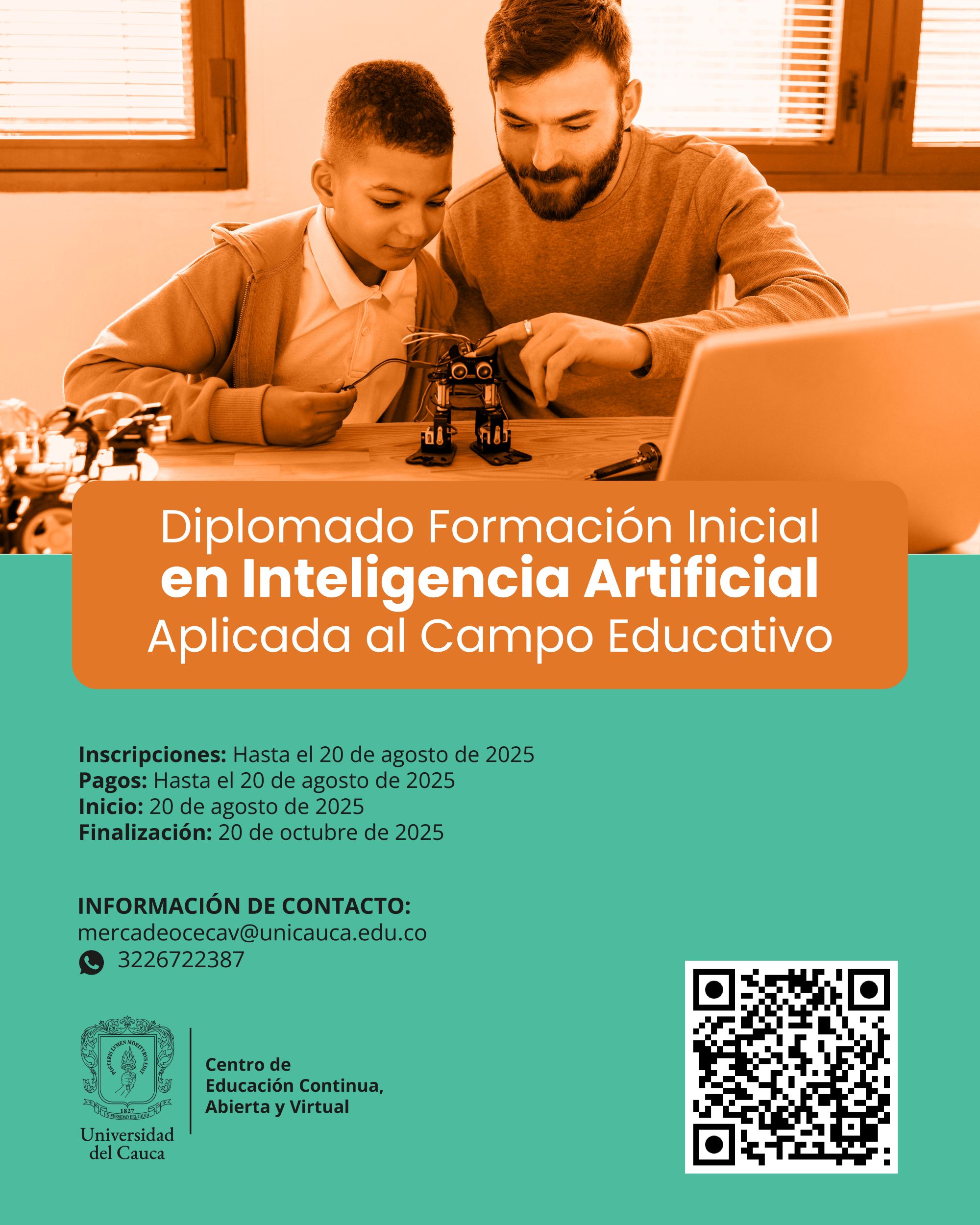 Diplomado Formación Inicial en Inteligencia Artificial Aplicada al Campo Educativo