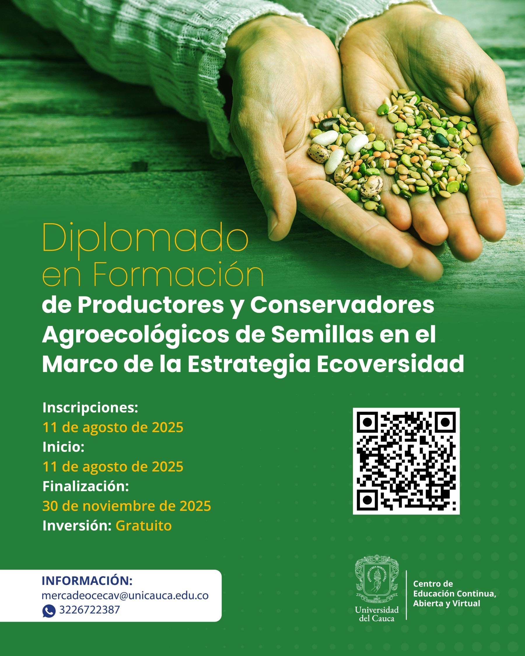 Diplomado en Formación de Productores y Conservadores Agroecológicos de Semillas en el Marco de la Estrategia Ecoversidad