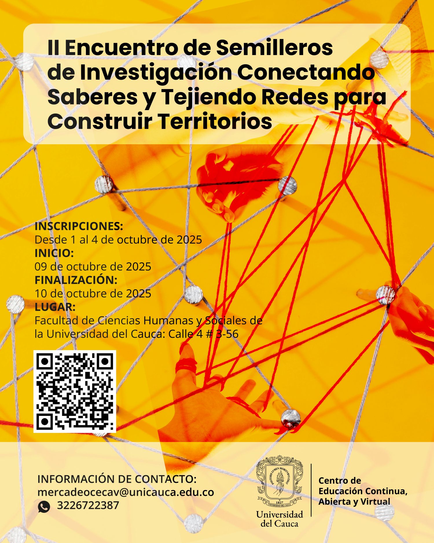 II Encuentro de Semilleros de Investigación de la Facultad de Ciencias Humanas y Sociales "Conectando Saberes y Tejiendo Redes para Construir Territorios"