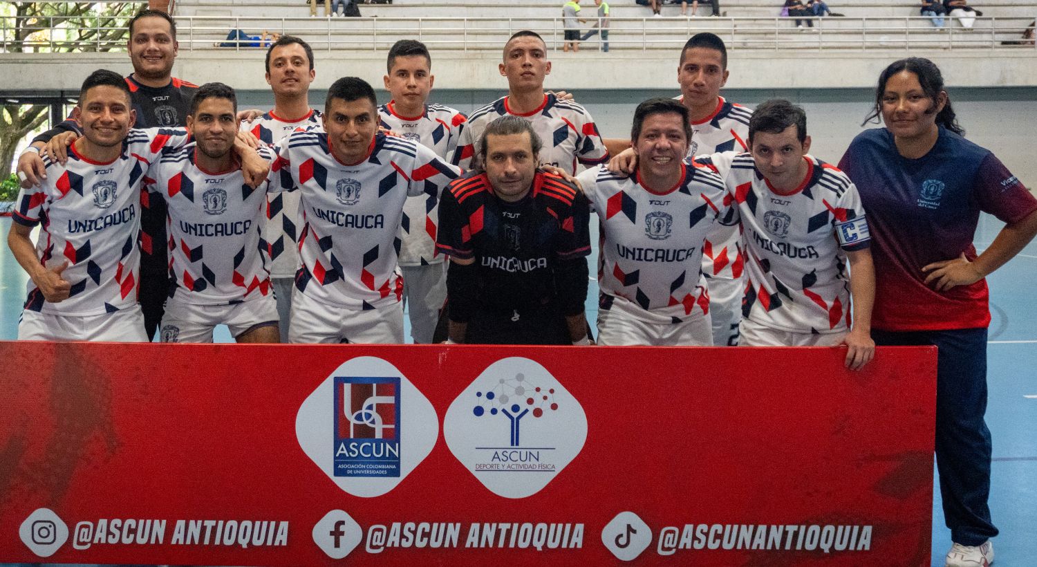 Imagen de deportistas Unicaucanos en los Juegos de ASCUN