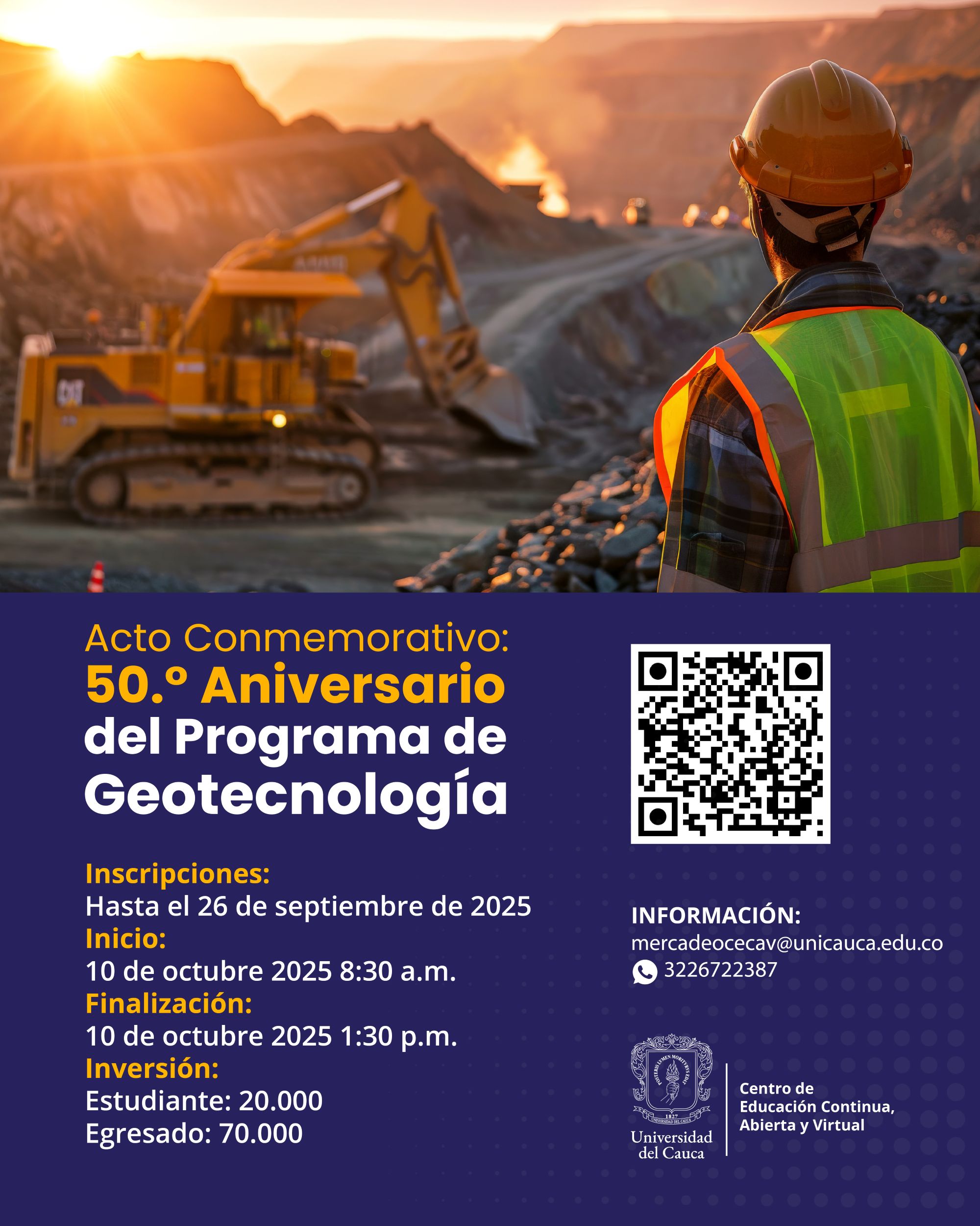 Acto Conmemorativo 50° Aniversario del Programa de Geotecnología