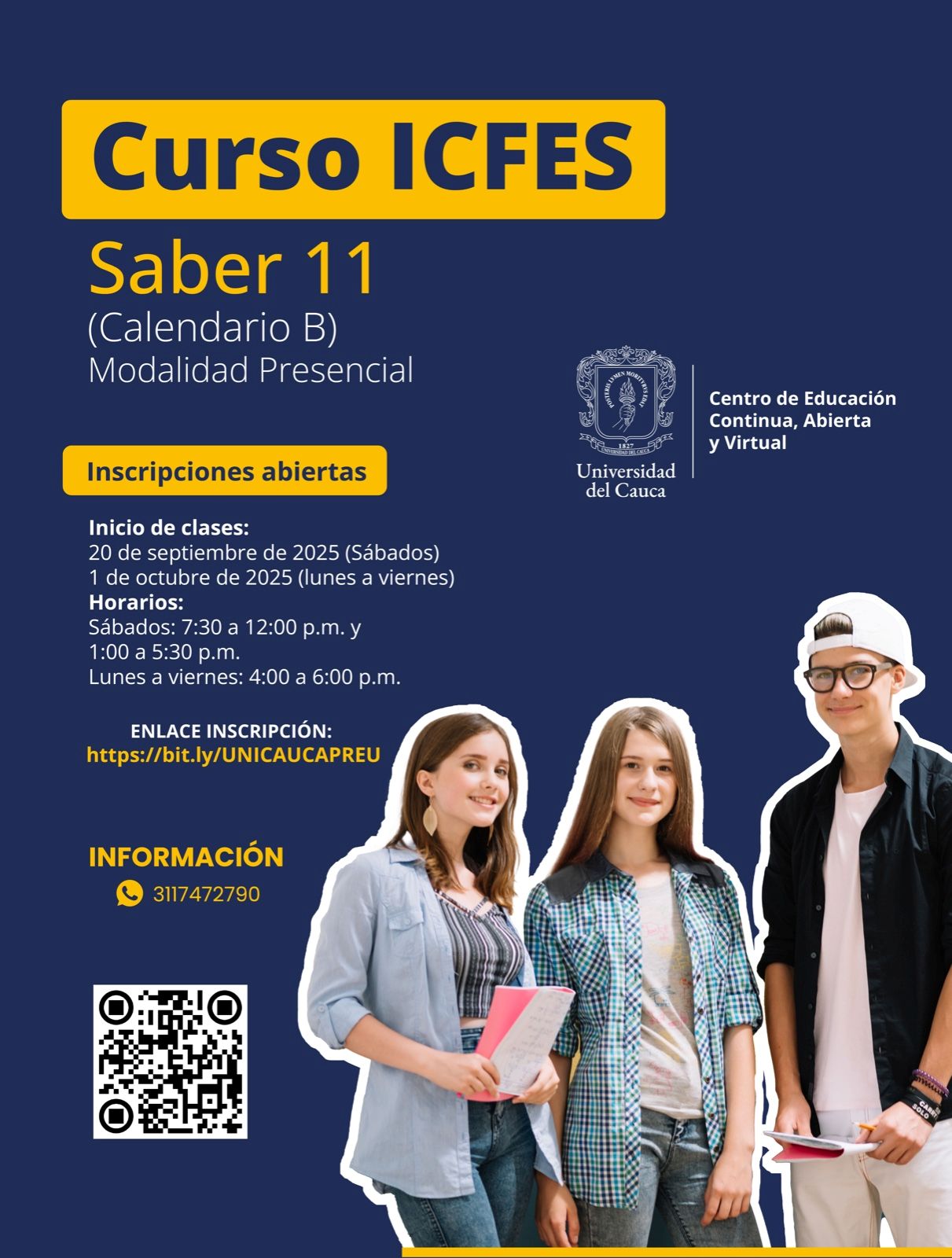 Curso Intensivo de Preparación para la Prueba Saber 11 Calendario B