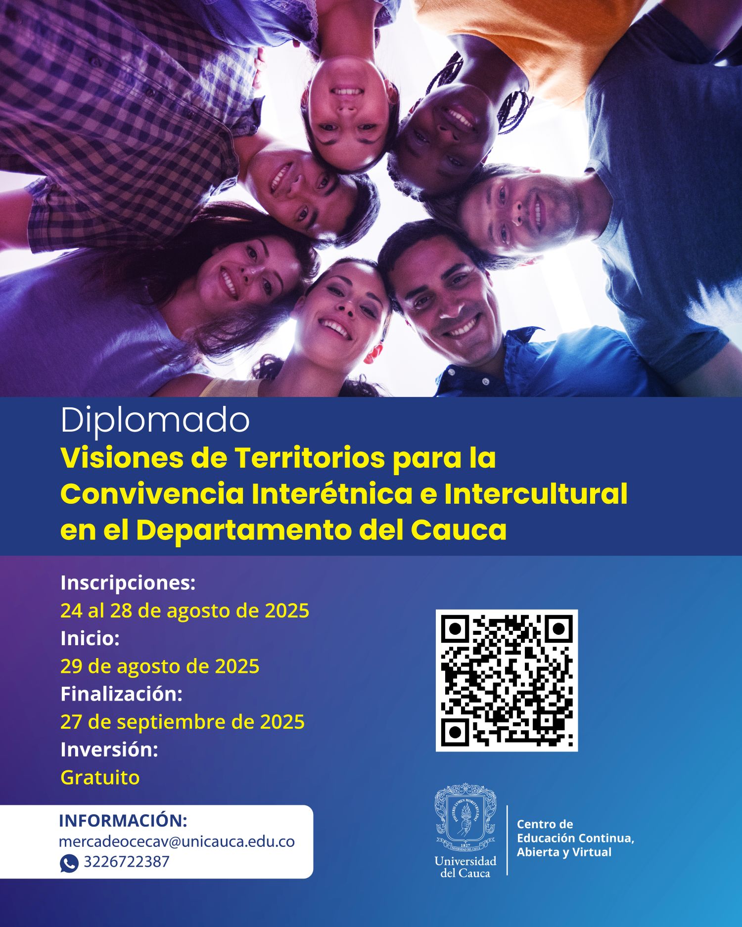 Diplomado Visiones de Territorios para la Convivencia Interétnica e Intercultural en el Departamento del Cauca