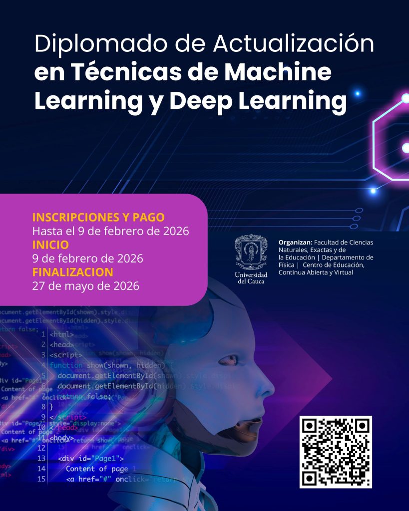 Diplomado de Actualización en Técnicas de Machine Learning y Deep Learning
