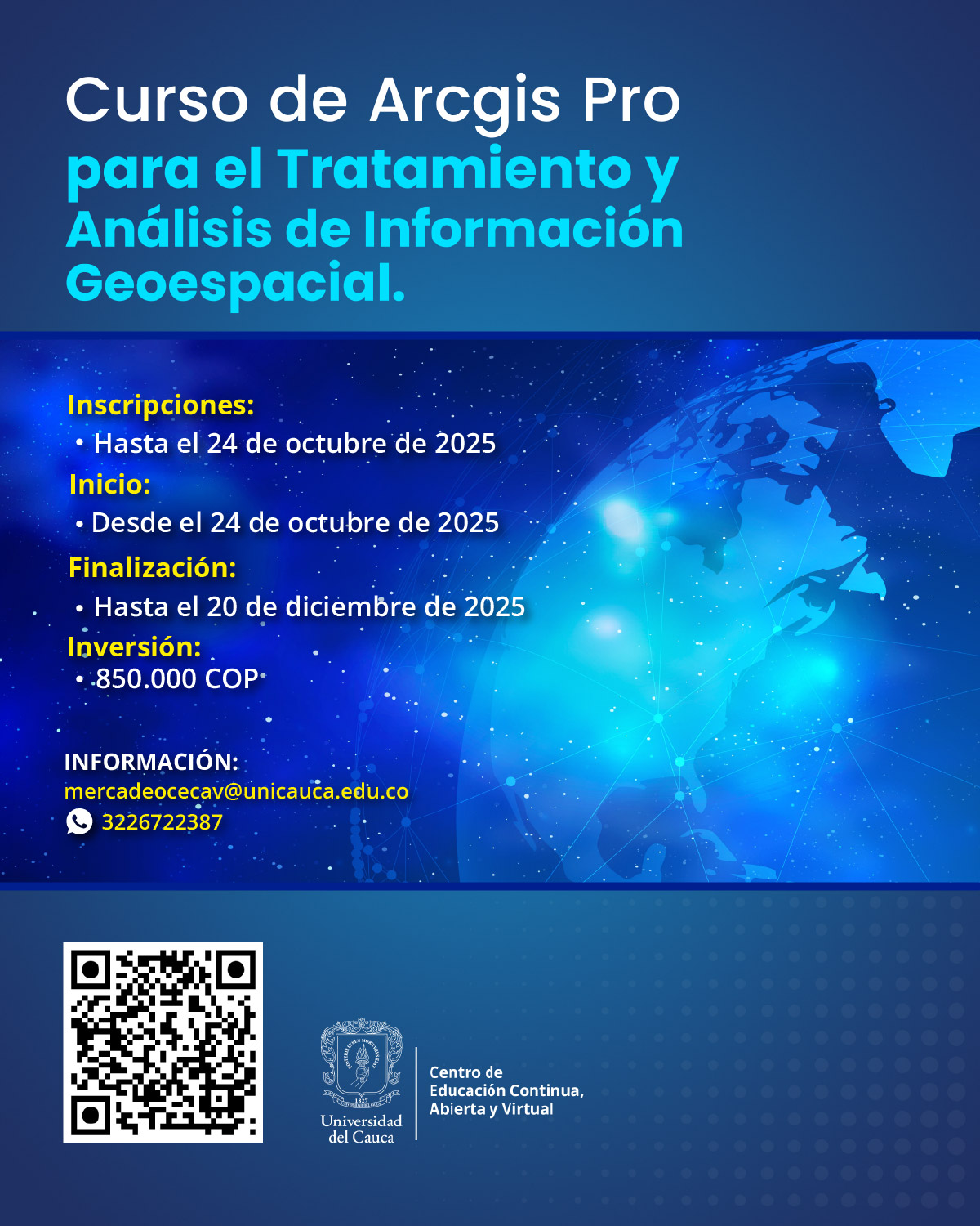 Imagen Curso Arcgis PRO tratamiento y análisis