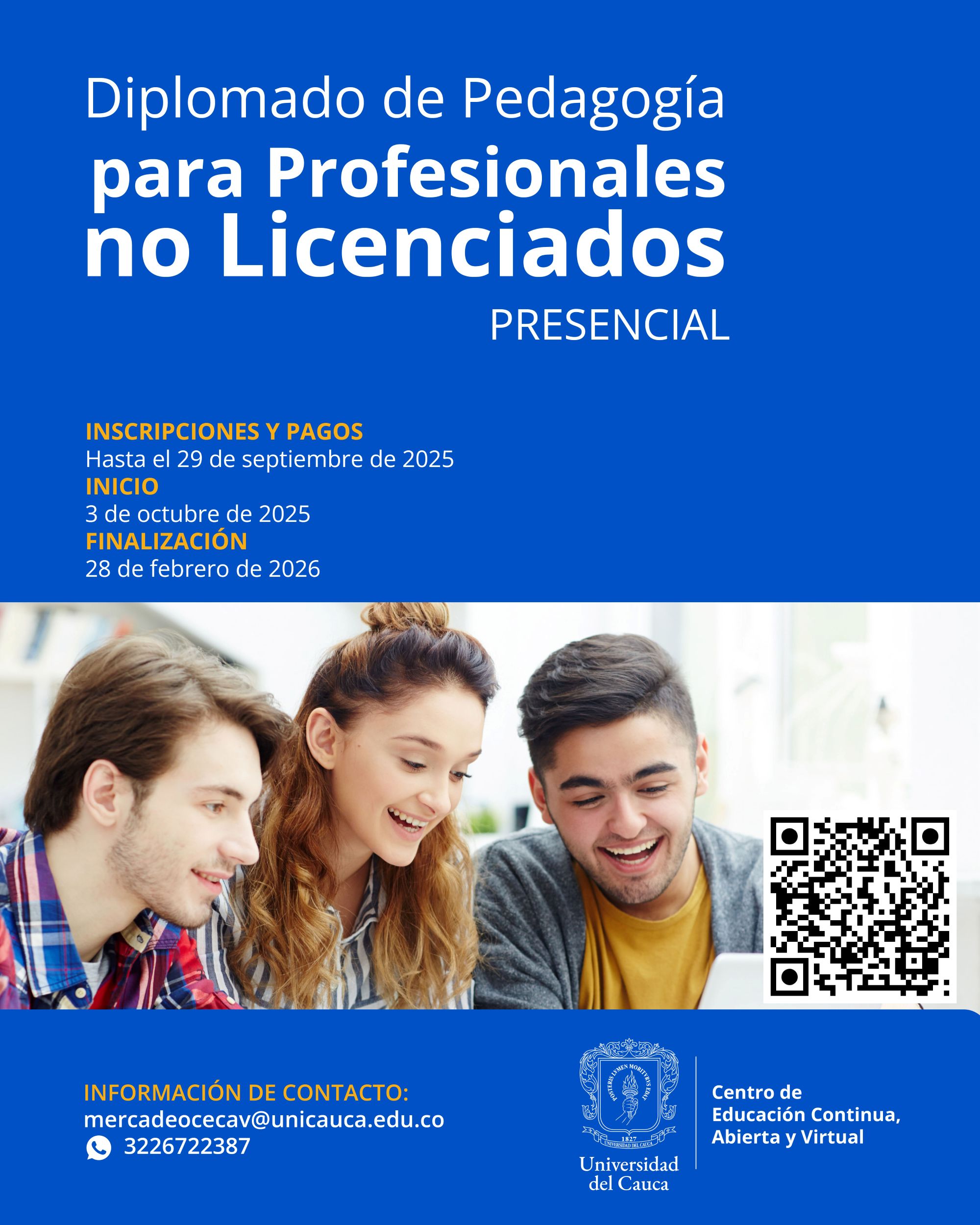 Diplomado en Pedagogía para Profesionales No Licenciados
