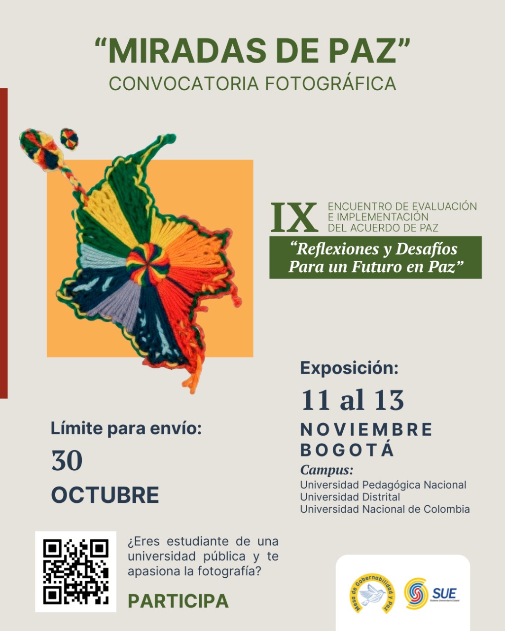 Imagen Convocatoria Fotográfica Miradas de Paz