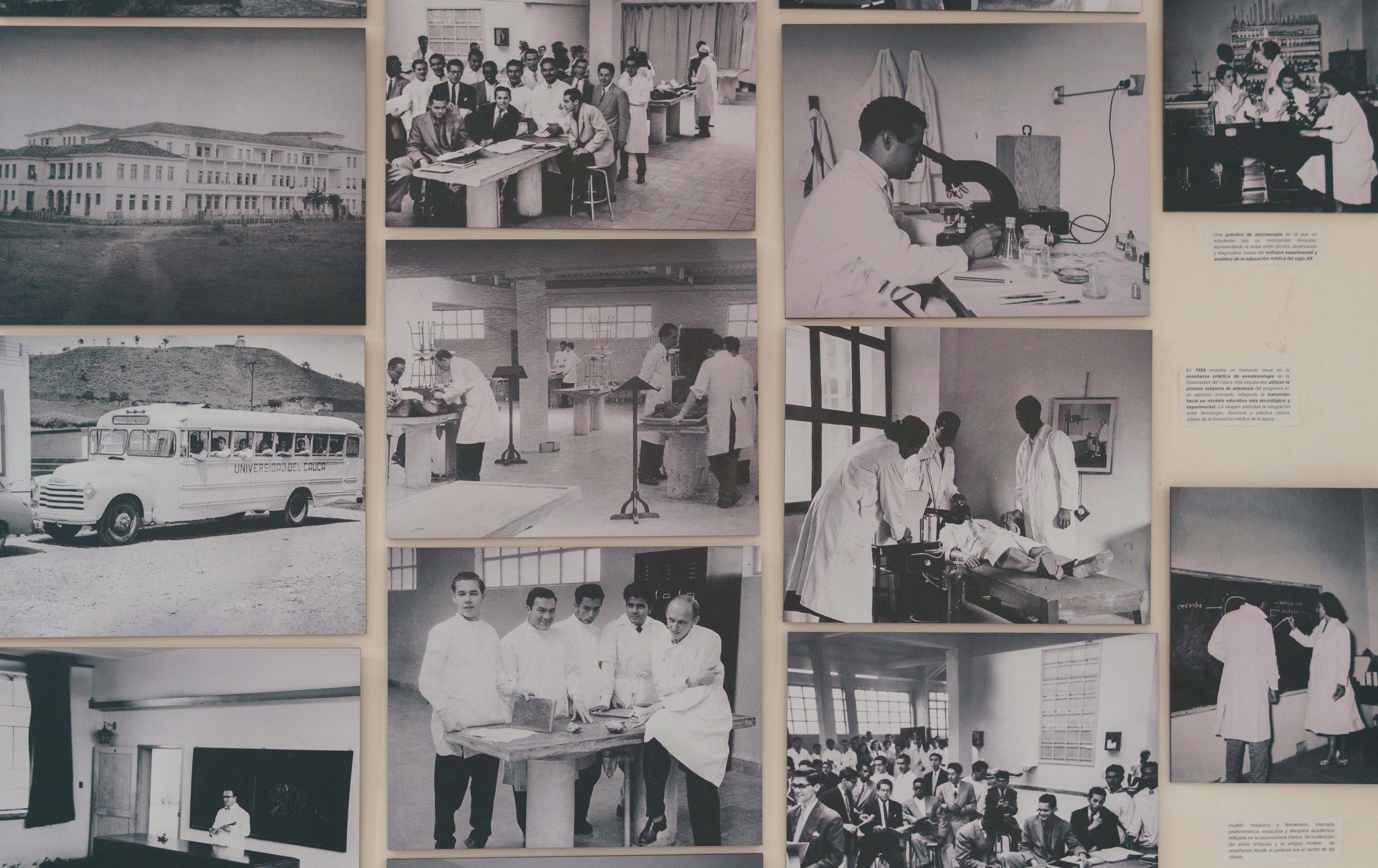 Imagen exposición fotográfica 75 años de medicina
