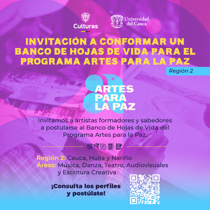 Imagen Flayer Invitación a conformar banco de hojas de vida