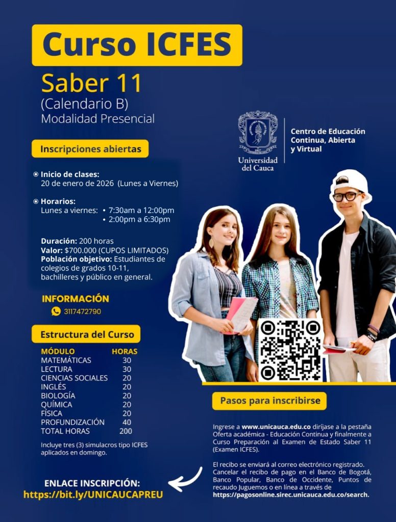 Imagen Convocatoria Curso ICFES