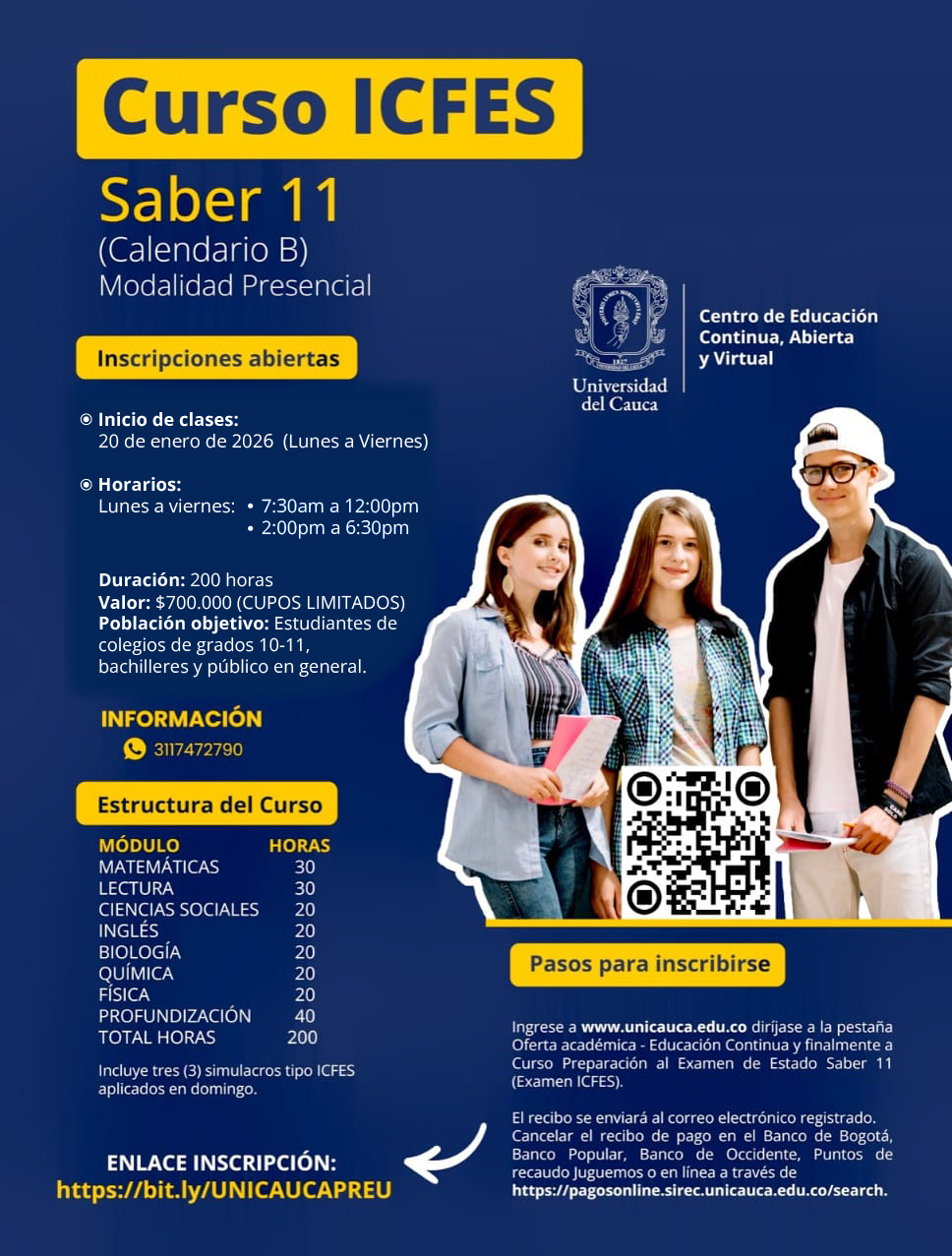 Imagen Convocatoria Curso ICFES