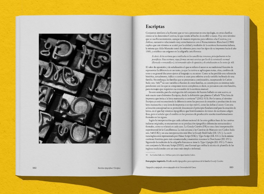 Imagen portada del Libro ‘Tipografías y tipógrafos’
