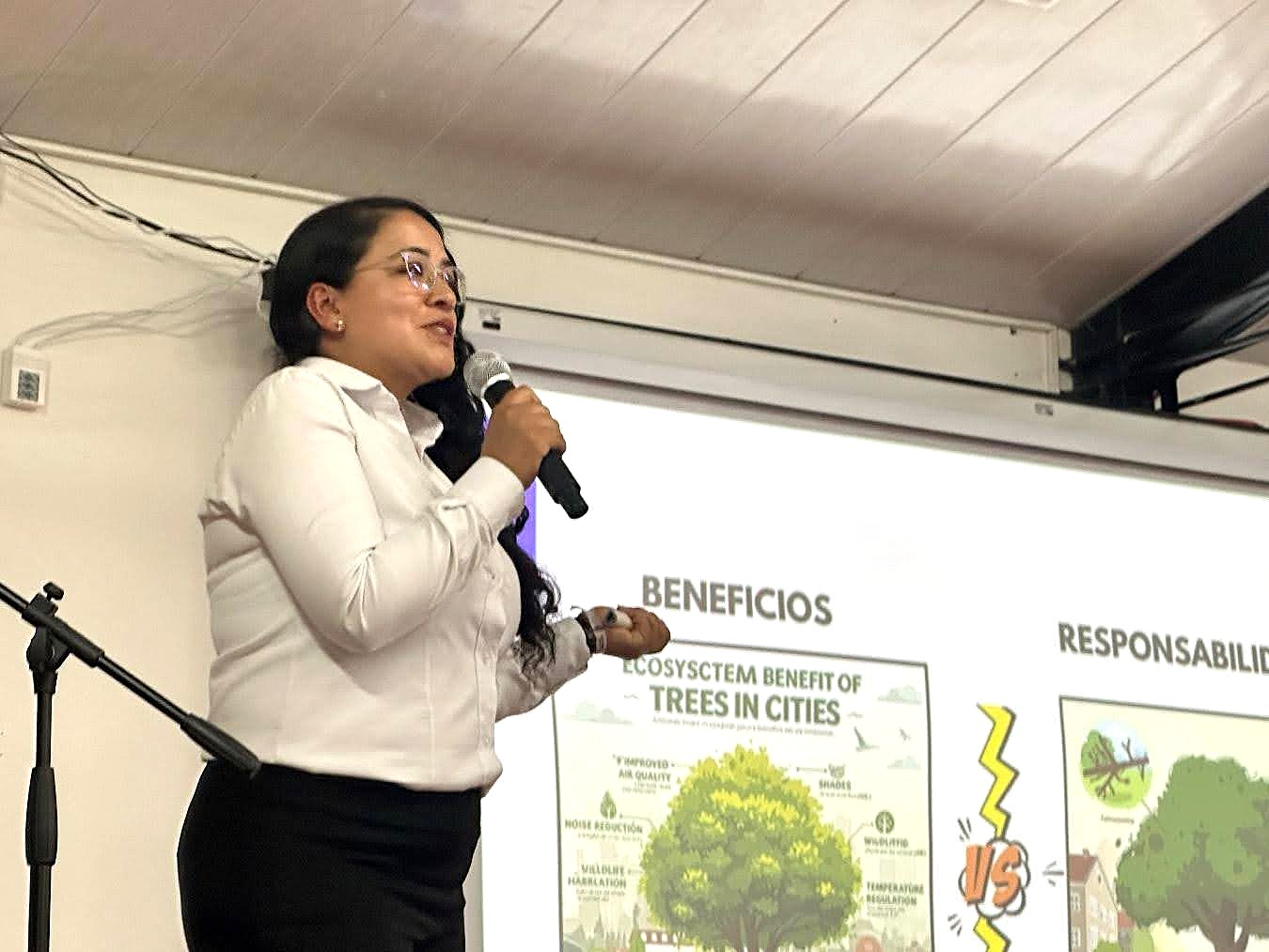 Imagen Nury Cobo Villamil destacó la importancia de planificar el arbolado urbano como herramienta frente al cambio climático.