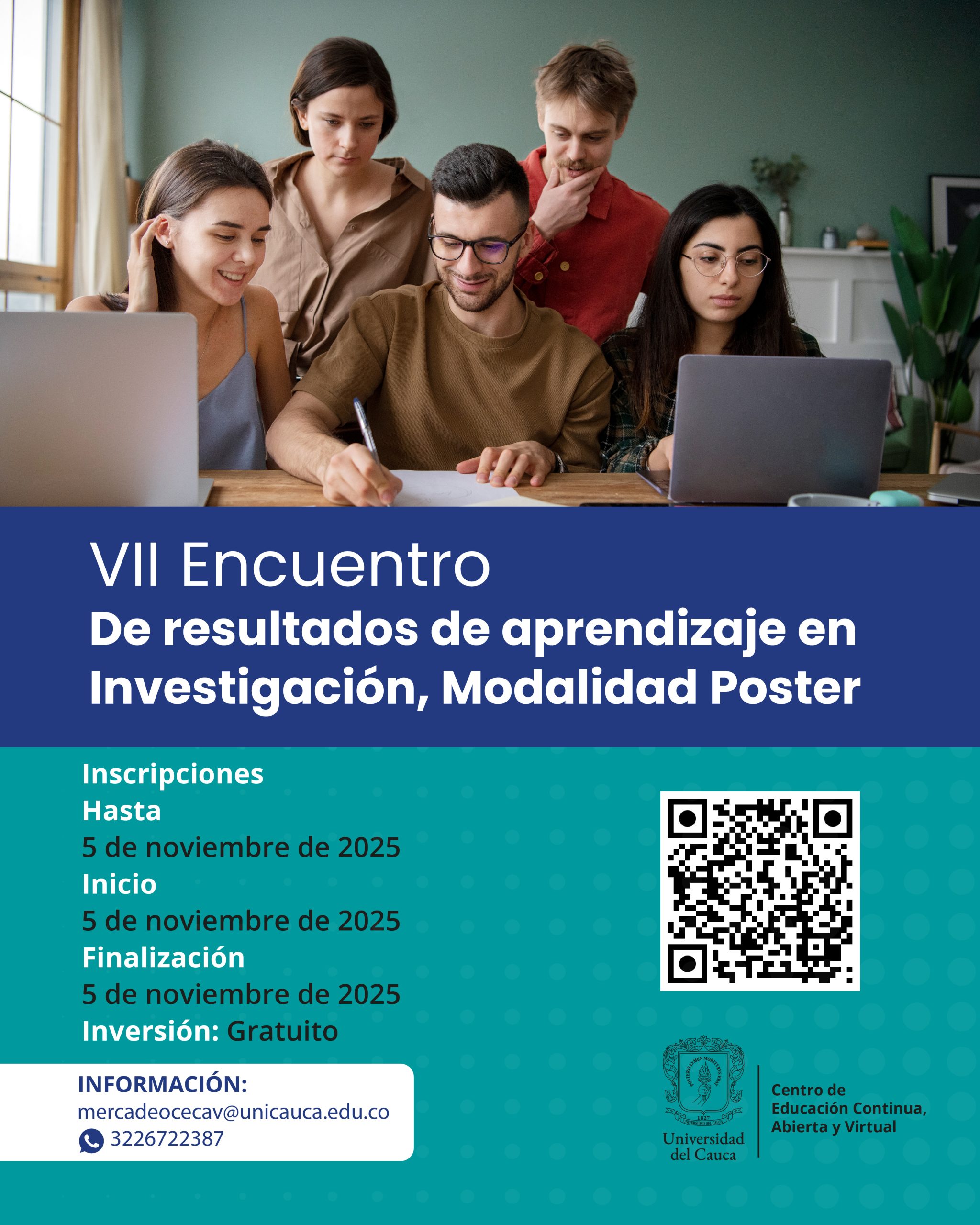 Imagen Flayer VII Encuentro resultados aprendizaje modalidad poster
