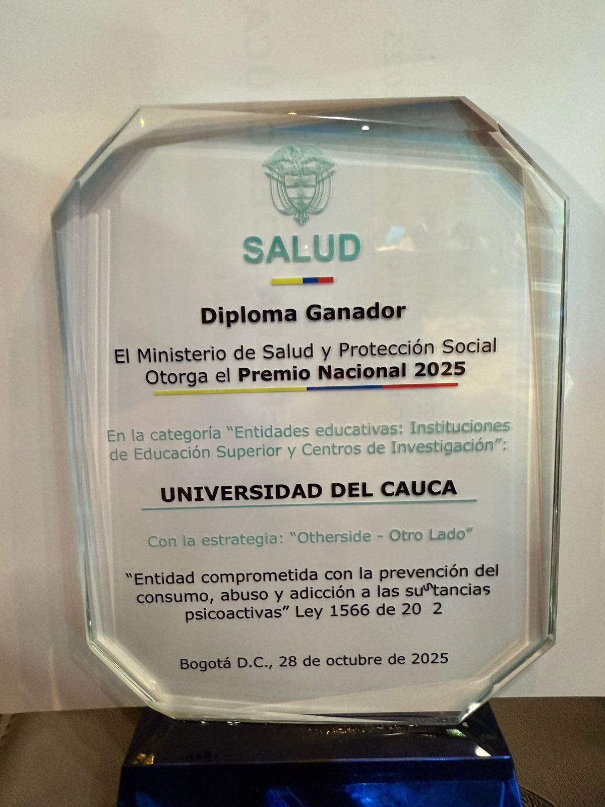 Imagen Premio MinSalud