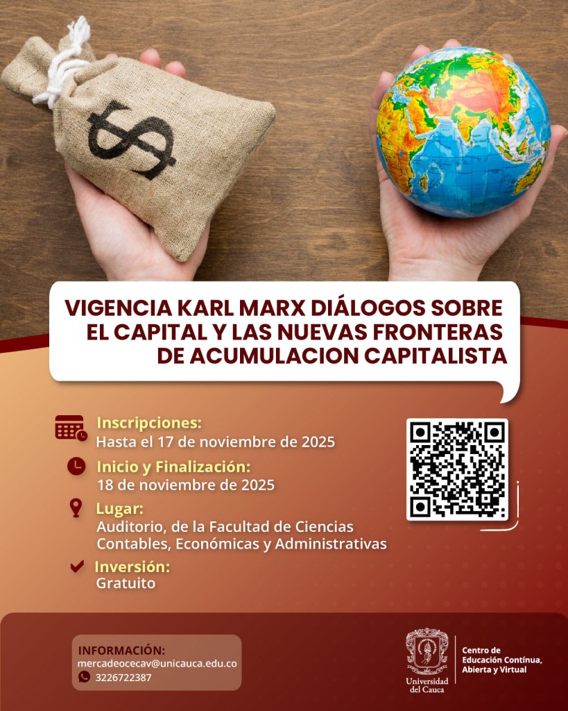 Imagen Flayer evento Diálogos sobre El capital