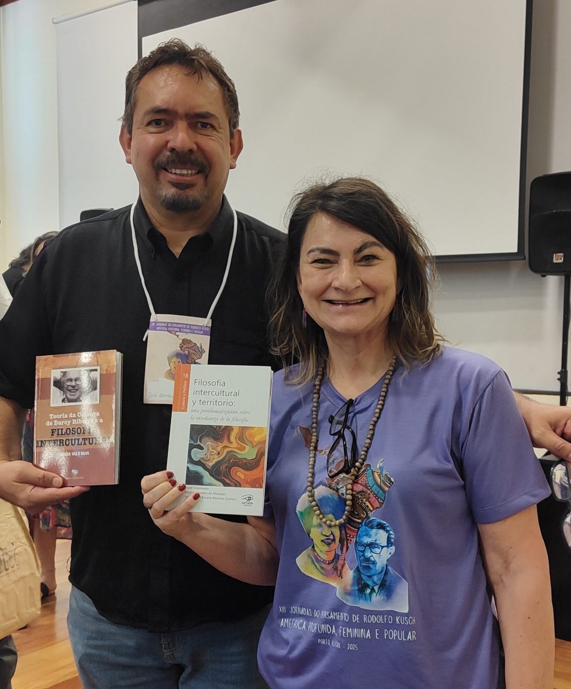 Imagen José Rafael Rosero M. (Colombia) y Magali Mendes de Menezes (Brasil)