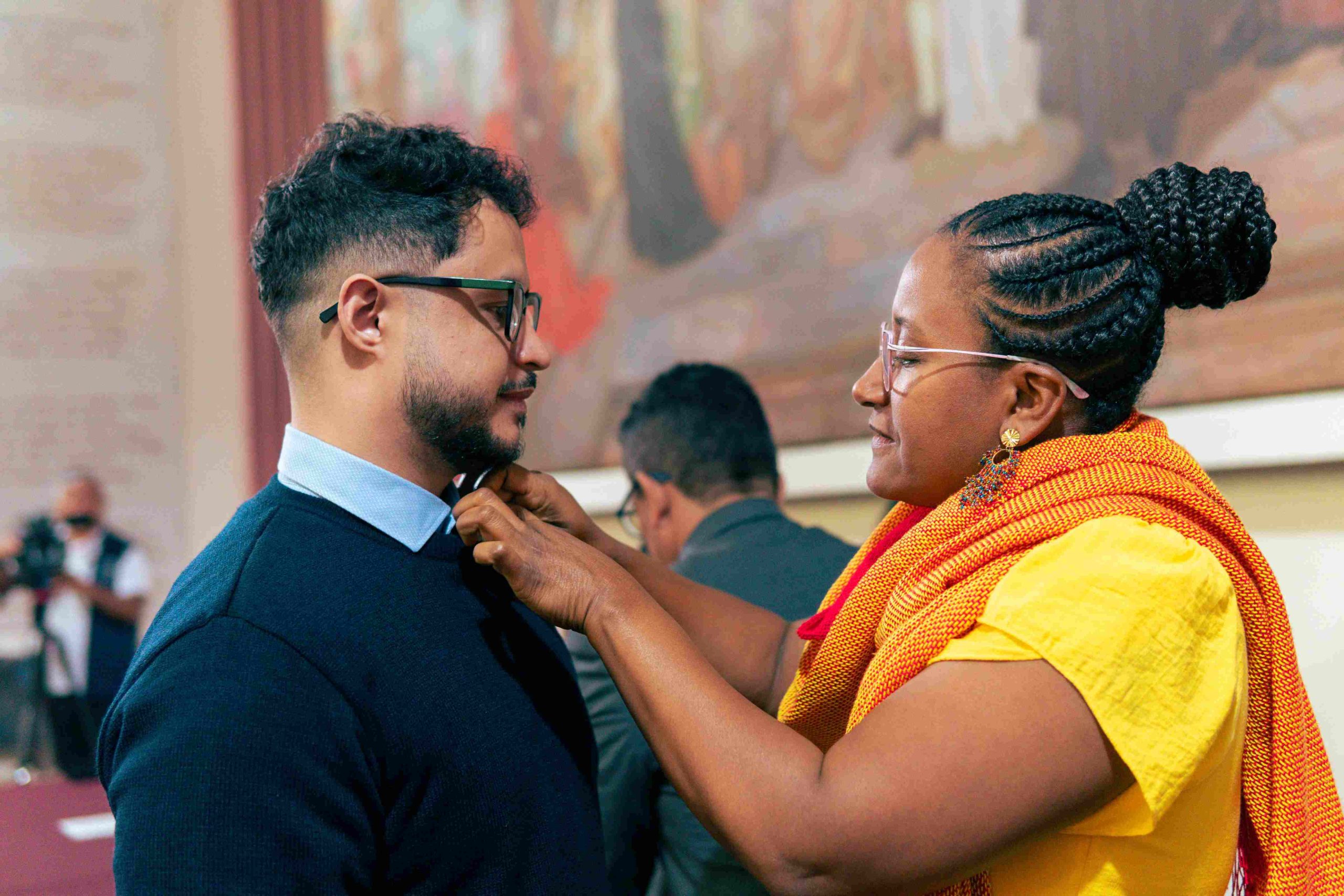 Imagen Docentes y Vicerrectora Académica