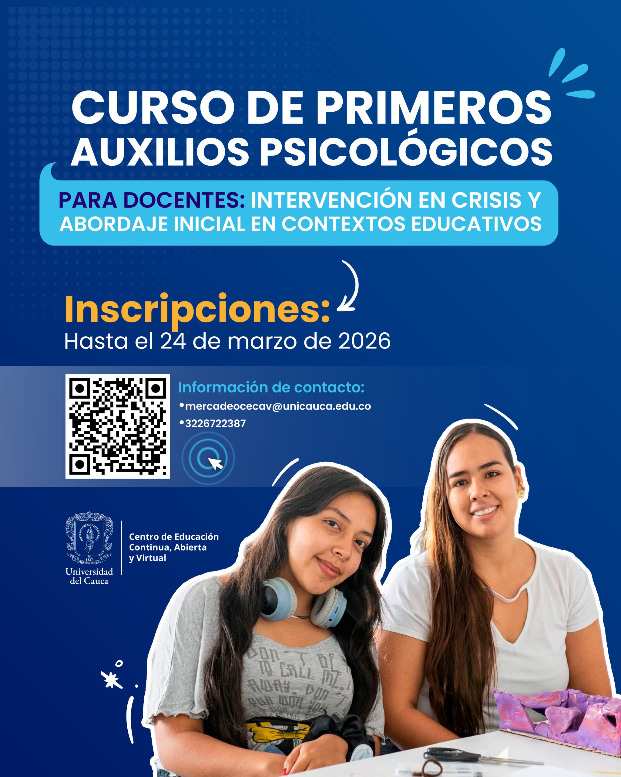Imagen Flayer Primeros Auxilios Psicológicos