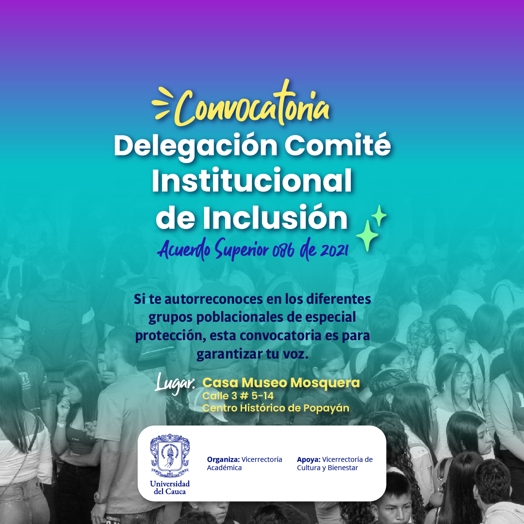 Imagen de Convocatoria Comité Inclusión