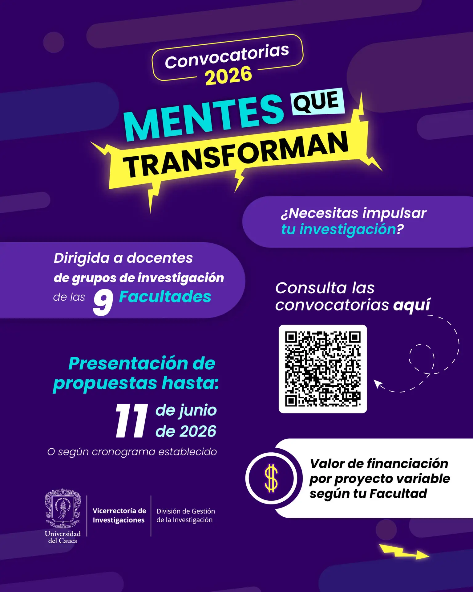 Imagen de Convocatoria Mentes que Transforman