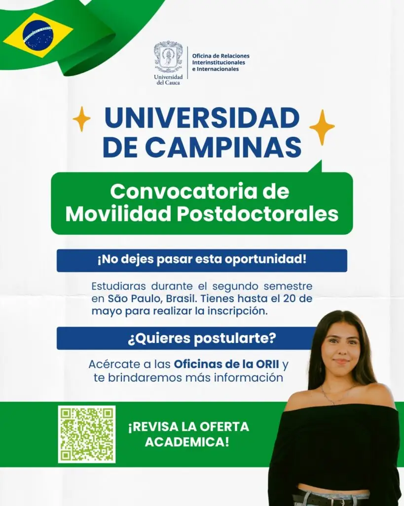 Imagen Convocatoria Universidad de Campinas