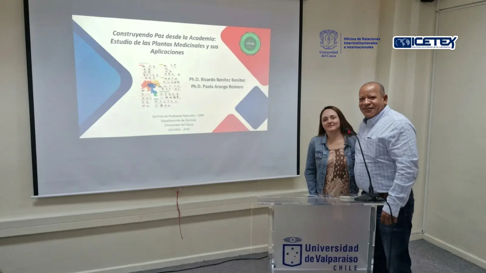 Imagen Docente Ricardo Benítez Benítez, experto beneficiario en la Universidad de Valparaíso, Chile.