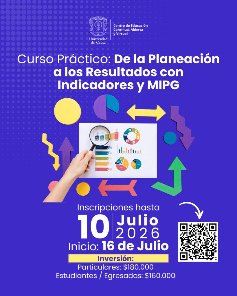 Imagen Curso práctico de la planeación a los resultados con indicadores y MIPG