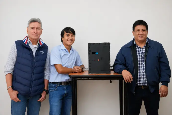 Imagen Investigadores_ Eugenio Chavarro, Sebastián Penagos y Mario Patiño