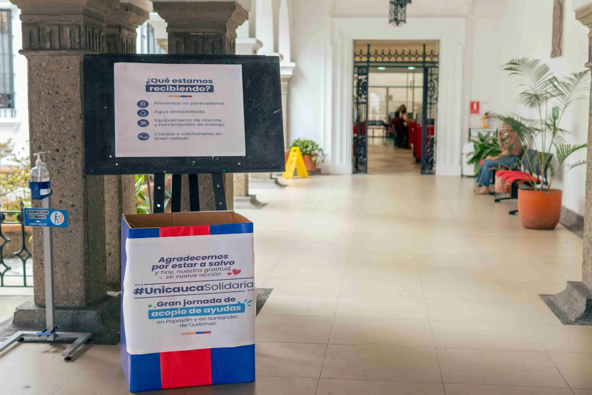 Imagen Punto de recolección de donaciones