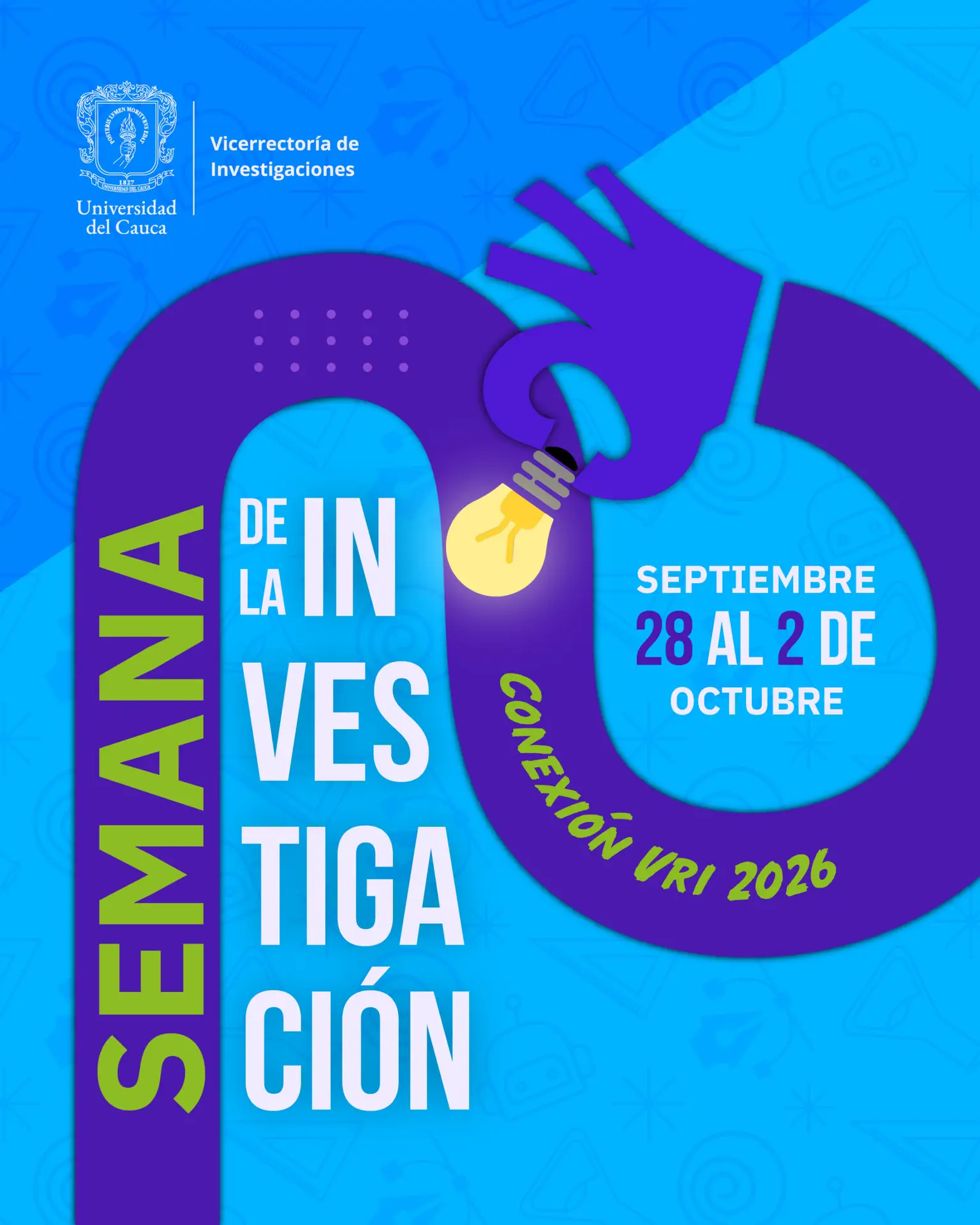 Imagen de póster oficial de Semana de la Investigación 2026