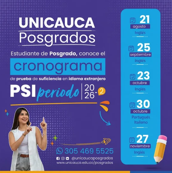 Imagen Fechas PSI POSGRADOS 2026 2